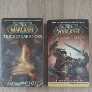 Tides Of Darkness & Cycle Of Hatred World Warcraft 2006- 2007 Paperbacks